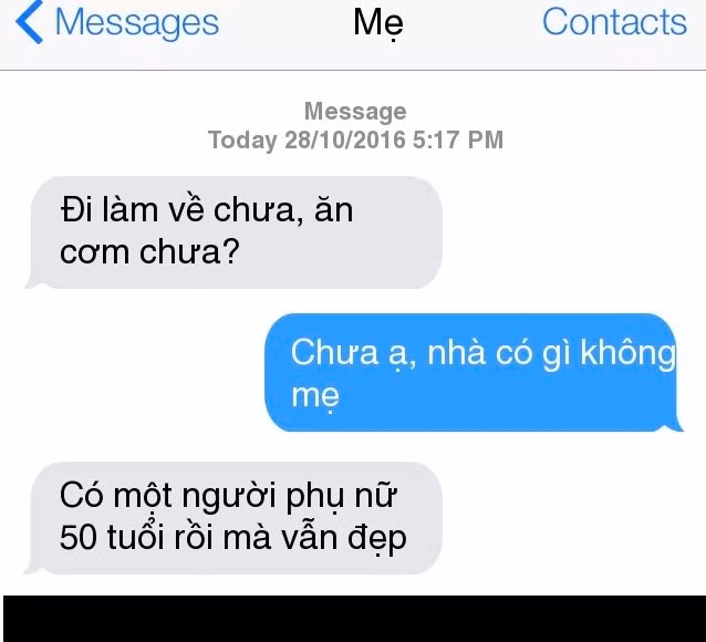 Không chỉ hội chị em, mà ngay cả các bà mẹ đôi khi cũng lên tiếng "nhắc khéo" con trai mình.