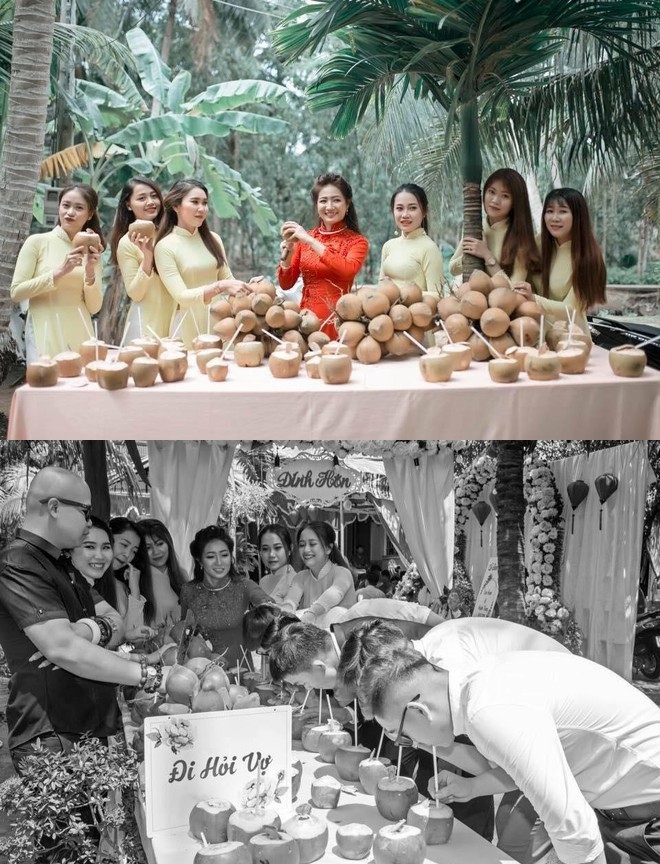 Màn thách đố uống hết 100 trái dừa trong đám cưới ở Bến Tre từng gây bão mạng xã hội.