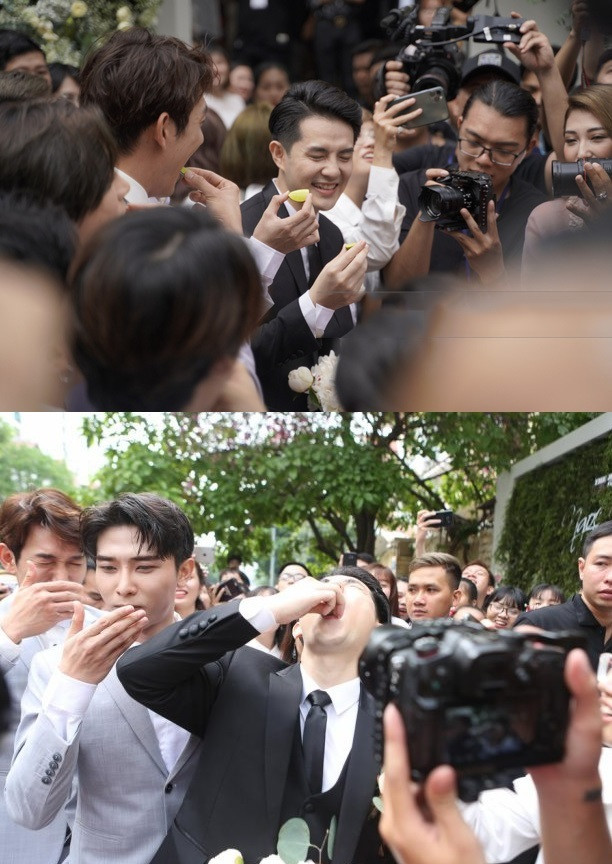 Ông Cao Thắng cũng từng phải ăn chanh mới có thể rước được Đông Nhi về dinh. Ảnh: Tổng hợp