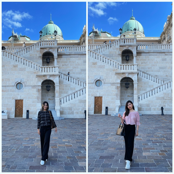 Mới đây, mạng xã hội rần rần chia sẻ hình ảnh đôi bạn thân là Khánh Linh và Lan Hương cùng nhau đi du lịch 7 nước Châu Âu để kỷ niệm 7 năm tình bạn của mình. Ảnh: VietNamNet