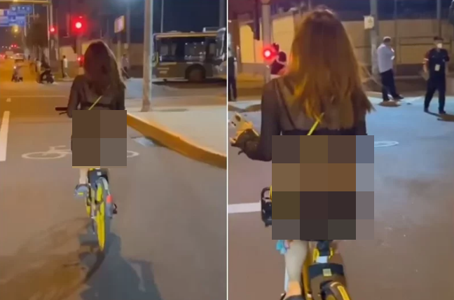 Sau khi chia sẻ lên MXH, hình ảnh phản cảm về trang phục của cô gái đã nhận nhiều chỉ trích. Một số cư dân mạng bình luận: "Tại sao lại ăn mặc như thế này xuống phố", "phản cảm quá không thể nhìn thẳng".