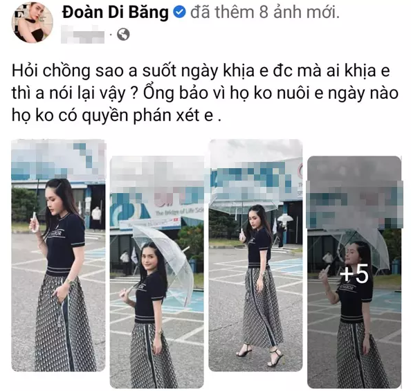 Theo đó, tài khoản này cho rằng: "Làm quá, đẻ 3 đứa chắc không đau. Nhà giàu đứt tay bằng ăn mày đổ máu, làm quá coi hết hay".