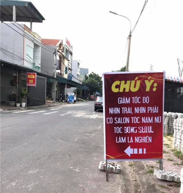 Trên MXH từng xuất hiện tấm biển quảng cáo vô cùng "bá đạo", đặc biệt là cách chỉ dẫn, mời gọi của nội dung tấm biển đã nhanh chóng thu hút sự chú ý của người đi đường.