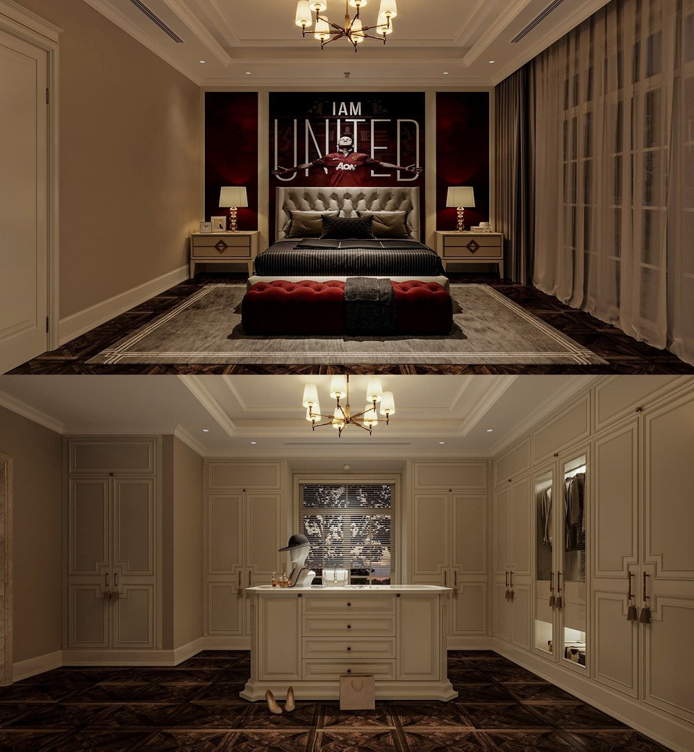 Những nhân vật được xếp vào hàng huyền thoại của đội bóng này đều được BLV Quang Huy để ảnh ở những nơi trang trọng nhất.