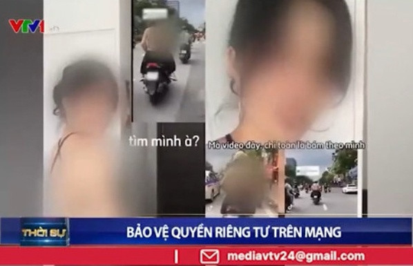 Hành động này của VTV đã nhận được sự đồng tình của người xem sau khi lên sóng. Ảnh: Chụp màn hình
