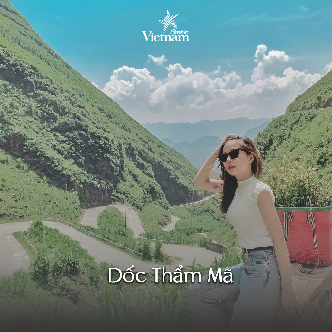 Đến Hà Giang không thể không check in tại dốc Thẩm Mã, đây là một con đường đèo nằm ngay trên quốc lộ 4C. Con đường nối giữa thành phố Hà Giang và huyện Mèo Vạc.