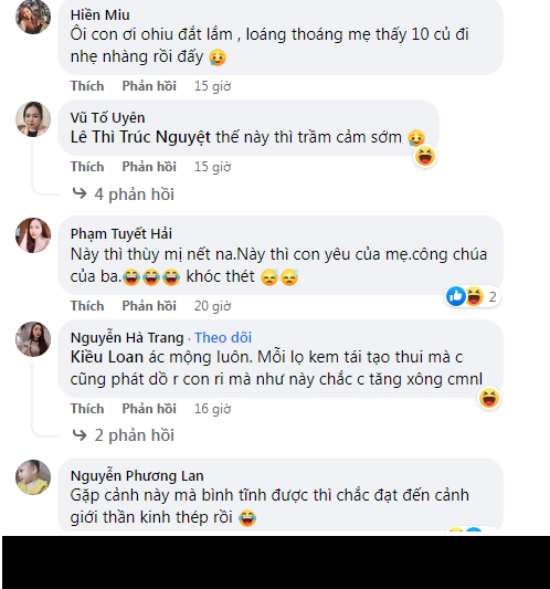 Dưới phần bình luận, netizen không biết nên cười hay nên khóc, nhìn cô bé đáng yêu mặt vô số tội mà không ai nhịn được cười.