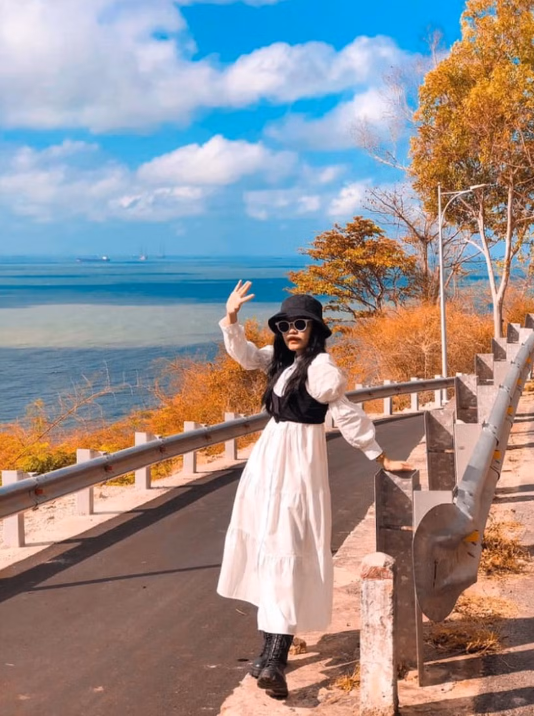 Con hẻm 444 Trần Phú ở Vũng Tàu cũng sở hữu khung cảnh thơ như trong phim, được giới trẻ đến check in nhiều thời gian qua. Ảnh: @nganngan98