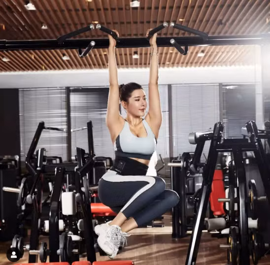 Trước khi có được hình thể đẹp săn chắc, Liu Tai Yang từng khá gầy gò nhưng cô đã chăm chỉ luyện tập để thay đổi. Ảnh: IGNV