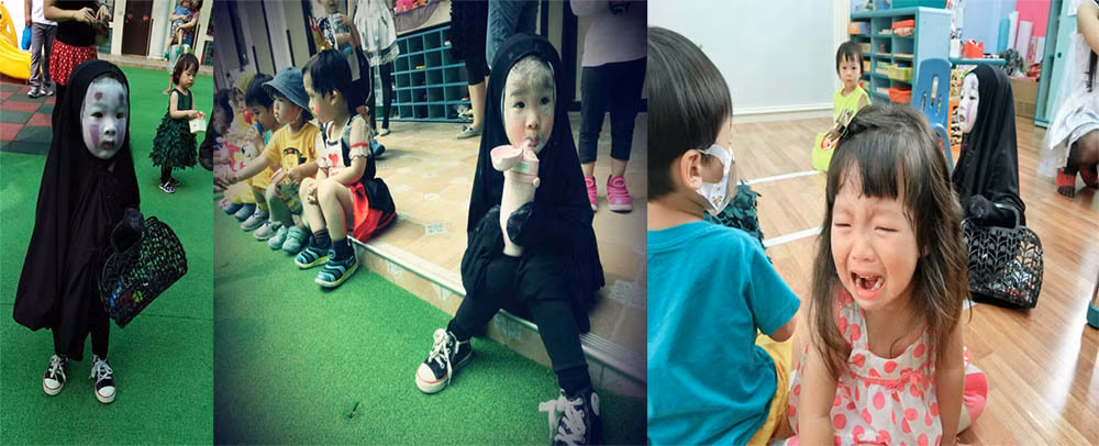 Cô bé Vô Diện ấy chính là Momo Lu, nhóc tì siêu cấp đáng yêu đến từ Đài Loan.