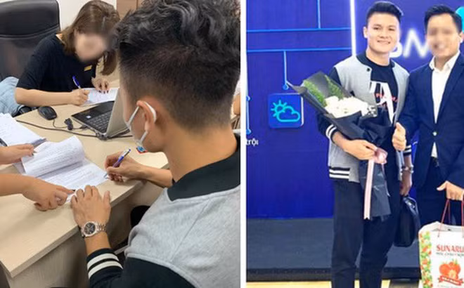 Một số hình ảnh chứng minh Quang Hải mua và bàn giao nhà cũng được đăng tải thu hút sự chú ý của người hâm mộ.