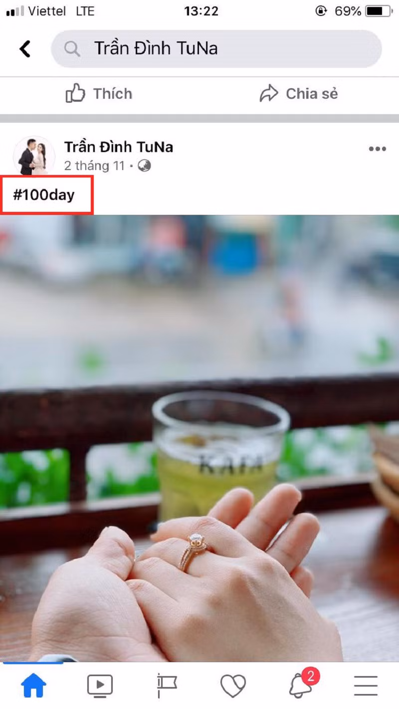 Thế nhưng đến tháng 11, cô nàng đã kỷ niệm 100 ngày yêu với bạn trai mới? Đây chẳng là "sừng" thì là gì?