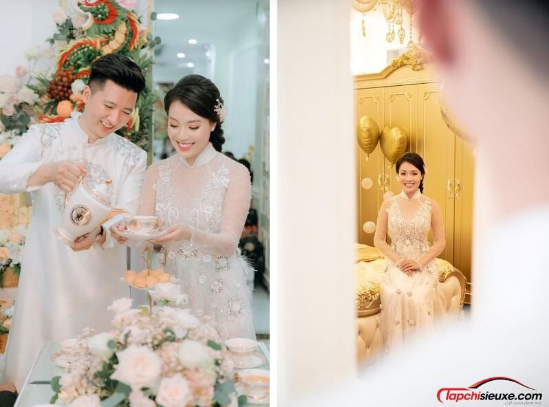 Vào ngày 15/9, cặp đôi "trai tài gái sắc" đã chính thức tổ chức lễ ăn hỏi.