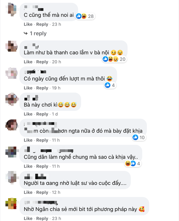 Ngay sau đó, Ngân 98 nhận về vô số bình luận trái chiều từ cư dân mạng, đa phần đều "ném đá" hành động này của cô nàng : "Không bằng người ta mà bày đặt"; "Không hơn gì ai đâu nên đừng tỏ vẻ thanh cao!",...