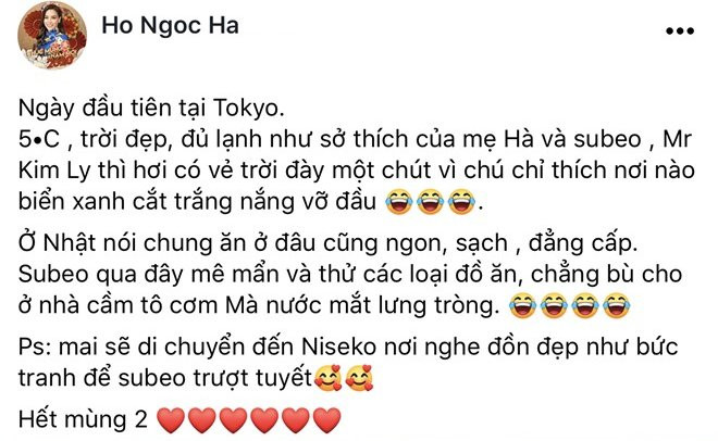 Sao viet dip Tet 2020: Vo chong Xuan Lan di My lam tiec bao hy, Trang Tran sang Uc gap ong xa-Hinh-6