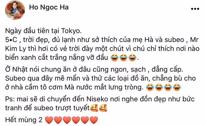 Sao viet dip Tet 2020: Vo chong Xuan Lan di My lam tiec bao hy, Trang Tran sang Uc gap ong xa-Hinh-6