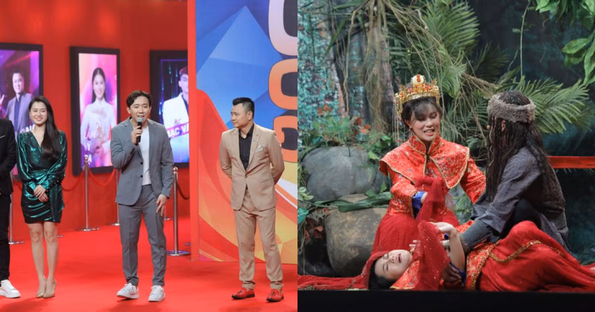 Trước lối diễn thông minh, nhanh trí nhưng rất duyên dáng, MC Trấn Thành đã nhiều lần đứng lên ngồi xuống vỗ tay khâm phục cách xử lý của nữ khách mời Misthy.