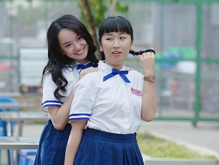 Kaity Nguyễn và Trang Hí cùng nhau hợp tác trong bộ phim Hồn Papa, da con gái. Thoạt nhìn, cặp đôi có tính cách, ngoại hình hoàn toàn trái ngược nhưng lại hợp nhau đến lạ.