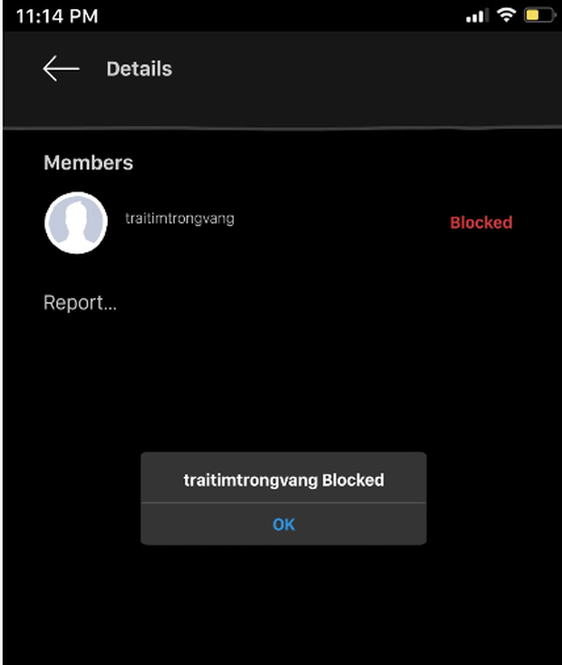 Nói dai, nói dài là thành nói dại, tốt nhất là chặn luôn cho nhanh, khỏi văn vở. Đúng là một hành động vô cùng dứt khoát.