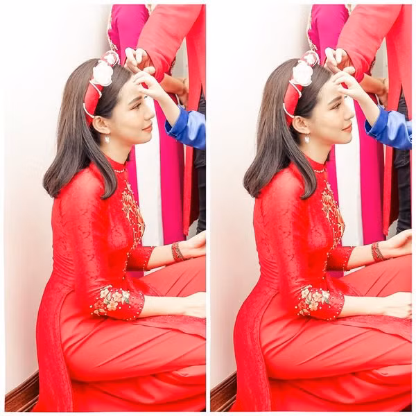 Sau khi đám hỏi diễn ra, Lưu Đê Ly bị dân mạng "bóc phổt" chỉnh sửa ảnh quá đà khi bóp méo 3 vòng trong khi tấm ảnh được Huy DX đăng tải thì hoàn toàn khác. Sau sự cố, cô nàng đăng đàn chữa ngượng cho rằng có tài năng chỉnh sửa ảnh thì nên tự hào chứ sao lại bị lên án.