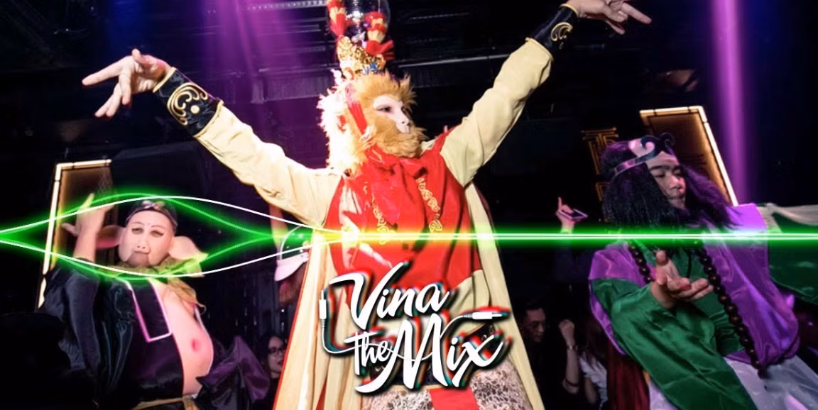 Tôn Ngộ Không cưỡi "Cân đẩu vân" quẩy nhiệt trên nền nhạc xập xình trong quán bar thì làm gì còn dân chơi nào dám múa quạt? Đến Khá Bảnh gặp cảnh này có khi cũng phải "tắt điện".