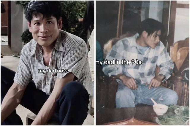 "Khi bố nói ngày xưa rất nhiều cô mê như điếu đổ mà tôi không tin, cho đến khi xem lại được loạt ảnh này của bố".