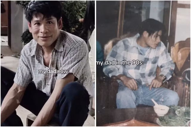 "Khi bố nói ngày xưa rất nhiều cô mê như điếu đổ mà tôi không tin, cho đến khi xem lại được loạt ảnh này của bố".