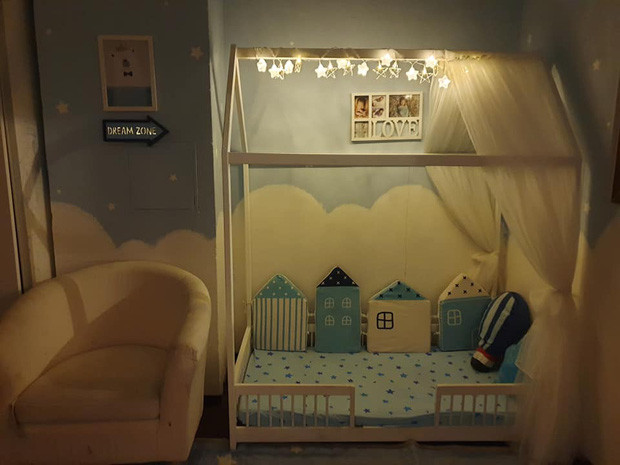 Thành quả siêu đẹp, hơn cả thuê công ty thiết kế làm mà lại tiết kiệm chi phí, ý nghĩa và trên hết là cả nhà có thời gian cùng nhau xây dựng tổ ấm.