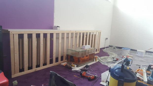 Mọi thứ trong nhà từ sơn tường, lắp ổ điện điều được hai vợ chồng tự tay làm, lắp ráp không thuê bất kỳ người thợ hỗ trợ nào.