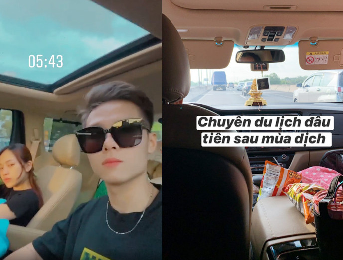 Vì vợ chồng "rich kid" kinh doanh thời trang nên phong cách thường ngày cũng có sự đồng điệu và gu thẩm mỹ nhất định. Nếu trước khi cưới ái nữ nhà Minh Nhựa chăm diện các bộ cánh oversize thì hiện tại đã chuyển sang những mẫu váy ôm, mix cùng túi hiệu.