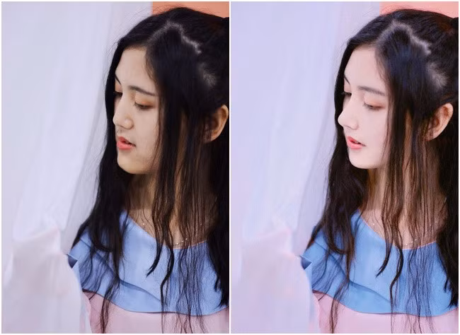 Bức ảnh khiến ngay cả chính chủ cũng không thể nhận ra đây là mình sau khi được photoshop hỗ trợ để có góc nghiêng thần thánh đẹp mê hồn.