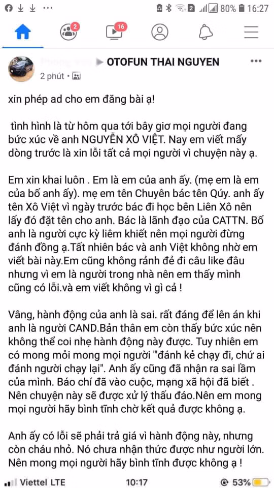 Thuong uy cong an tat nhan vien tram Hai Dang: Nguoi nha len mang noi gi?-Hinh-3