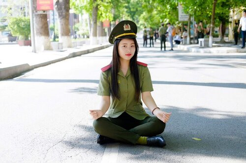 Trâm là một trong số học viên tốt nghiệp loại giỏi toàn khóa 2016-2020 với điểm trung bình học tập đạt mức 3.3/4.