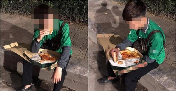 Nam shipper nuốt nước mắt ăn bánh pizza bị bùng từng khiến dân mạng xót xa.