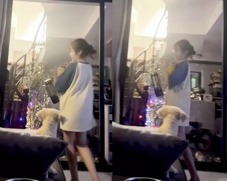 Trong một video Elly Trần đăng tải khi quay lại khoảnh khắc đáng yêu của con gái Cadie Mộc Trà, nhiều netizen tinh ý phát hiện ra chiều cao khủng của con gái Elly Trần.