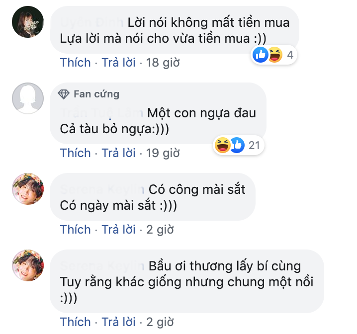 Trend chế thơ mới này không chỉ được yêu thích bởi hài hước, có tính sáng tạo mà còn khiến dân mạng thích thú bởi những câu gây lú cực mạnh, khiến người đọc không hiểu gì chỉ biết cười. "Có công mài sắt/ Có ngày mài sắt" - Một câu thơ khó hiểu được dân mạng chế.