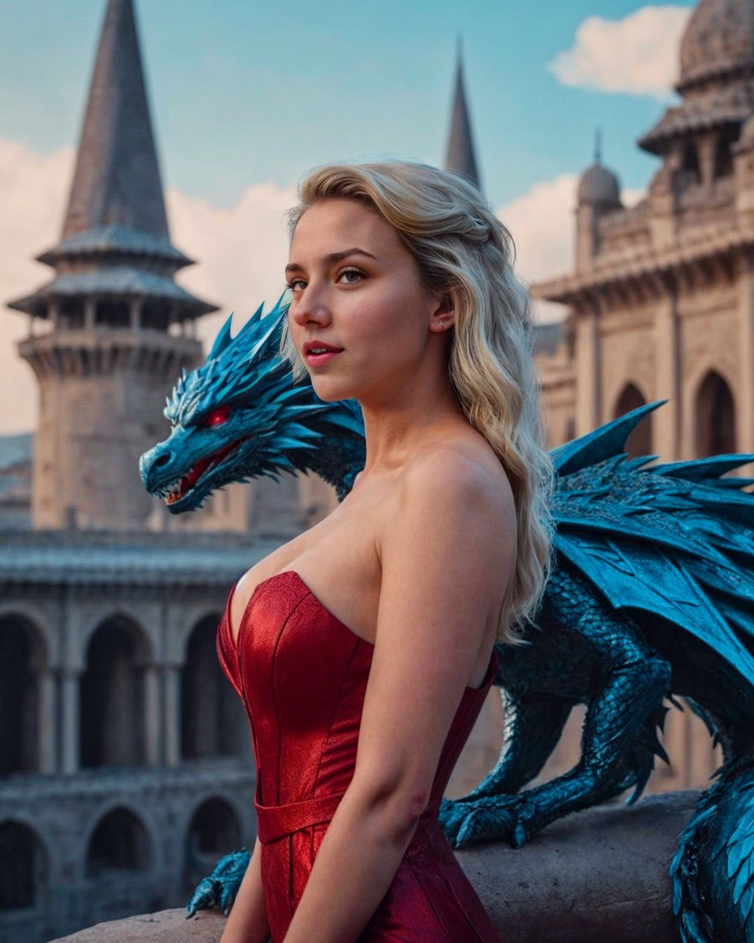 Hiện cô được cho là ứng cử viên sáng giá cho ngôi vị Hoa hậu AI (Fanvue Miss AI).