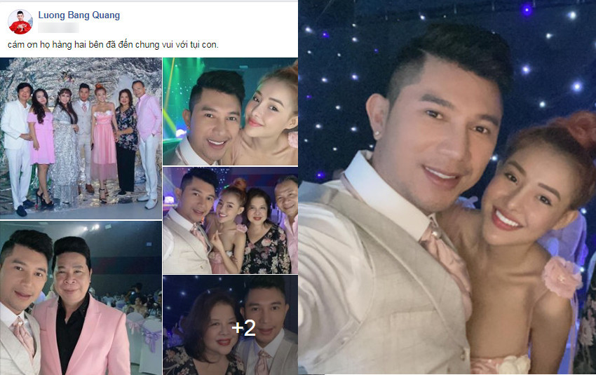 Cùng với đó, nam ca sĩ cũng gửi lời cảm ơn tới khách mời vì đã đến "chung vui với tụi con" khiến người hâm mộ càng đặt nghi vấn về việc cặp đôi đã về chung một nhà.