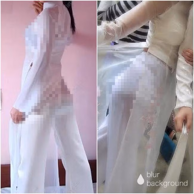 Nhìn hình ảnh này nhiều thầy cô chỉ biết lắc đầu ngao ngán, vì trường lớp không khác gì sàn catwalk để các nữ sinh này trình diễn