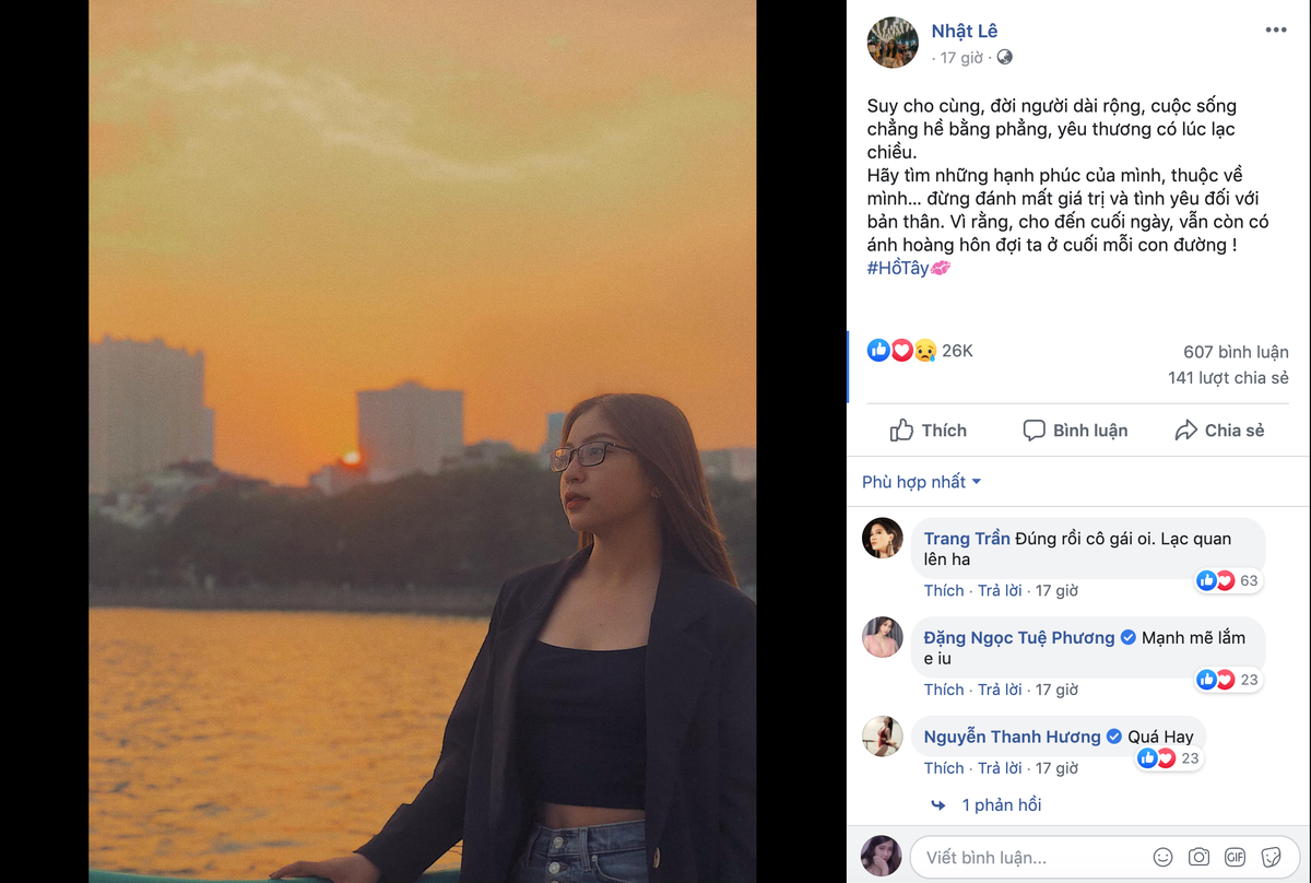 Trong lúc người yêu cũ dính tin đồn hẹn hò với hot girl, Nhật Lê bất ngờ có chia sẻ lạ trên trang cá nhân khiến người hâm mộ liên tưởng tới việc cô đang ám chỉ Quang Hải.