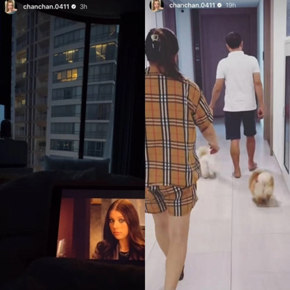 Nơi này, Xoài Non bài trí hình ảnh của mình và decor không gian phòng xinh xắn. Cô thường chuyên chụp ảnh sản phẩm để gắn link bán hàng trong căn hộ này. Xoài Non cũng rủ ba mẹ đến nơi ở của mình, bạn bè thoải mái sang ngủ lại.