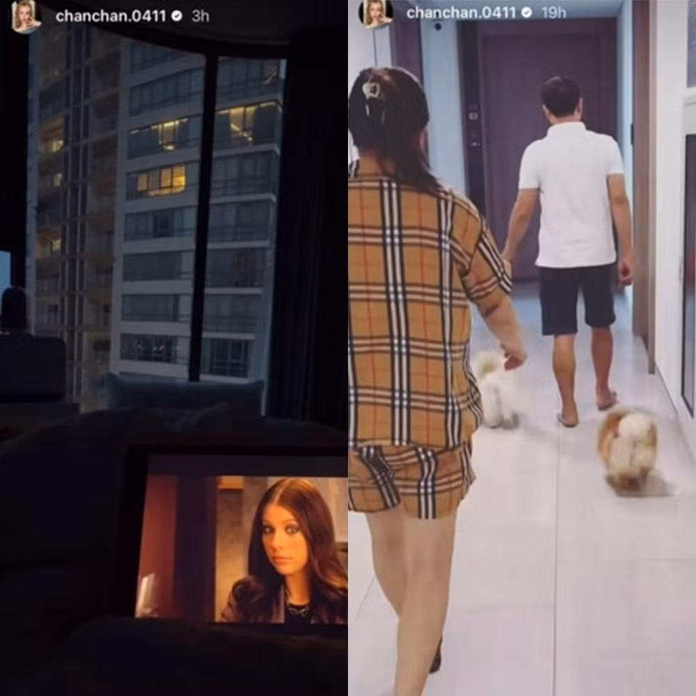 Nơi này, Xoài Non bài trí hình ảnh của mình và decor không gian phòng xinh xắn. Cô thường chuyên chụp ảnh sản phẩm để gắn link bán hàng trong căn hộ này. Xoài Non cũng rủ ba mẹ đến nơi ở của mình, bạn bè thoải mái sang ngủ lại.