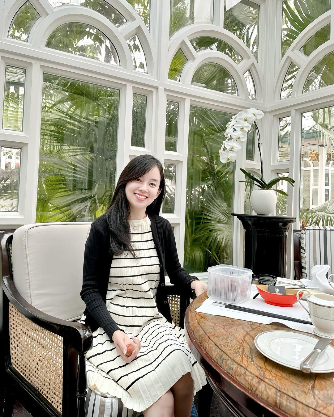 Hiện tại, Ly Kute đã mang bầu tháng thứ 6. Trên story mới đây của mình, cô tiết lộ rằng trong thời gian mang thai chỉ thèm ăn ngô, khoai và sắn.