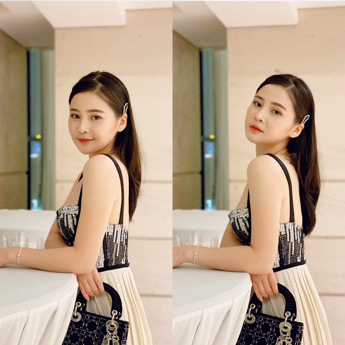 Không chỉ có khuôn mặt xinh như mộng, Thảo Nguyên còn sở hữu thân hình đẹp, vòng nào ra vòng nấy cực kỳ nóng bỏng.