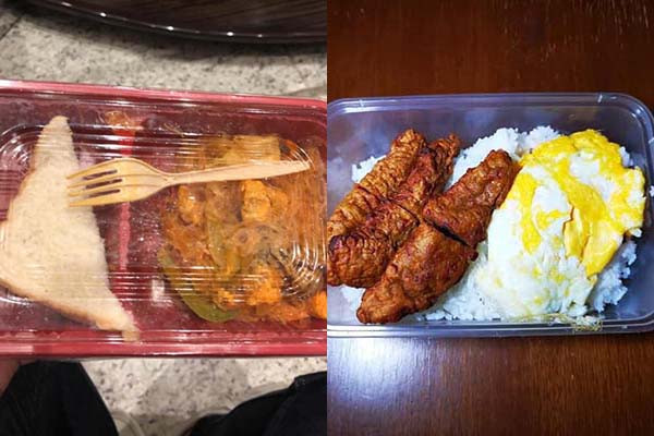 Bữa sáng của các VĐV được ban tổ chức đóng hộp gửi tới phòng khách sạn chỉ vỏn vẹn một lát bánh mì mỏng dính và ít thức ăn kèm theo hoặc một chút cơm với trứng và thịt truyền thống khó ăn.