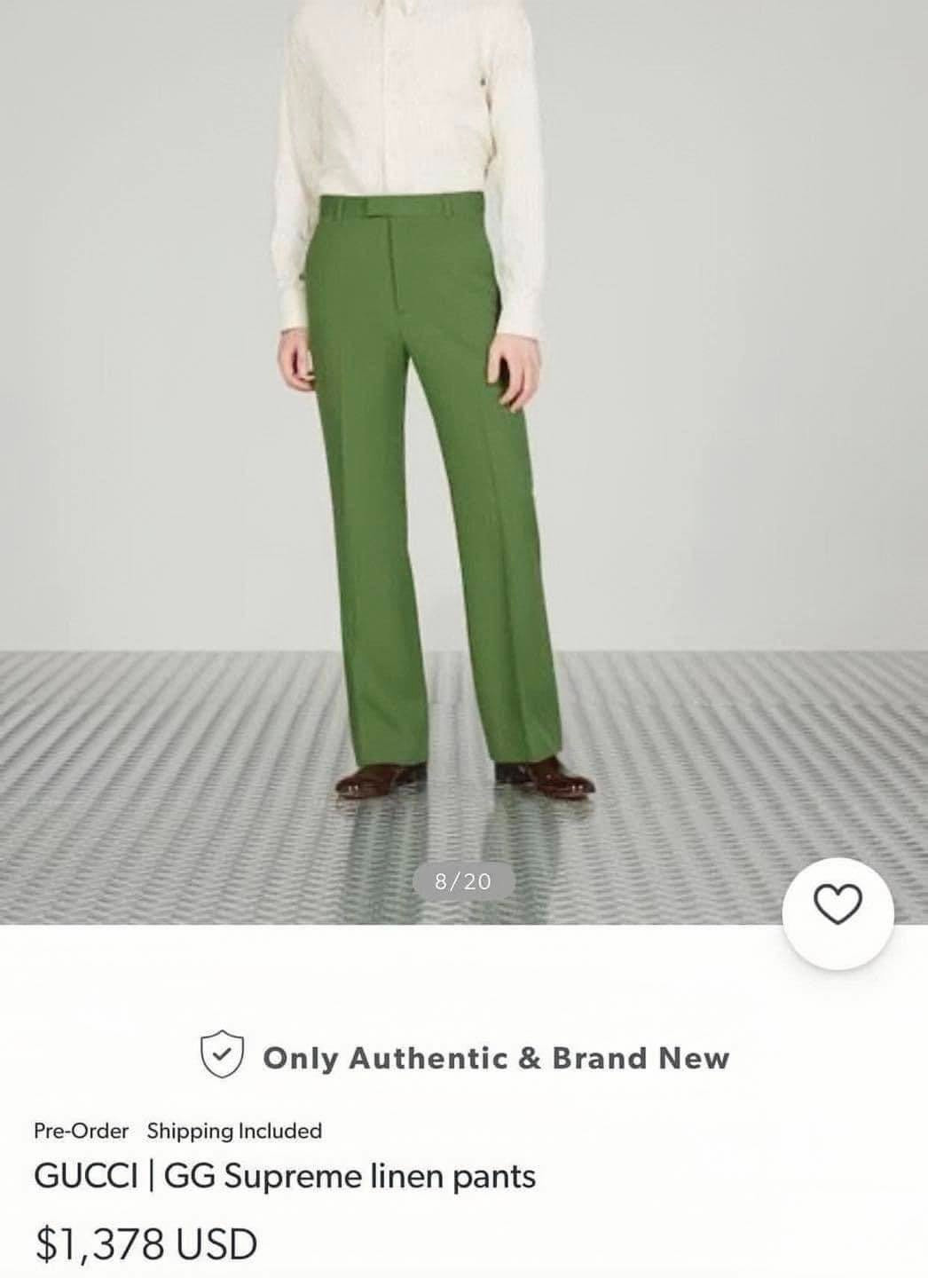 Set trang phục 2 mảnh bao gồm Wool Gabardine Formal Jacket giá 3.200 USD và Wool Gabardine Pant giá 1.300 USD. Như vậy, tổng giá trị bộ đồ là 4.500 USD, được bán gộp hoặc tách set.