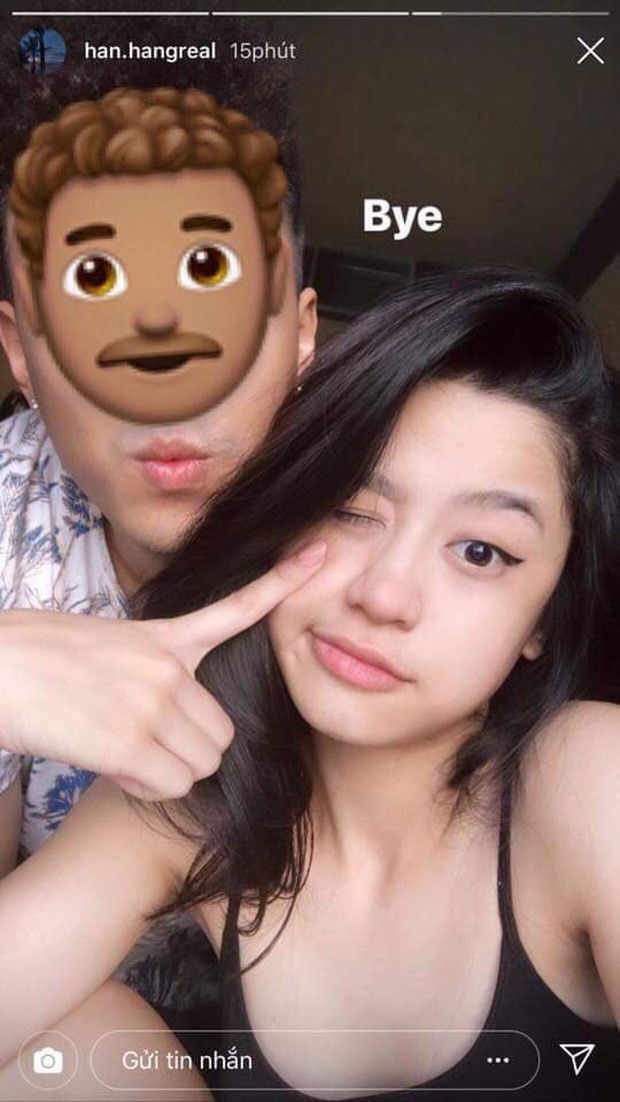 Thời gian gần đây, Hàn Hằng dính tin đồn là "người thứ 3" xen giữa chuyện tình của vlogger Huyme và hot girl Trúc Anh.