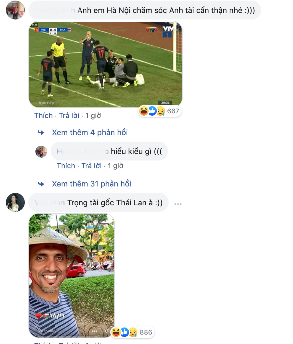 Phủ nhận bàn thắng của ĐT Việt Nam vào lưới Thái Lan, trọng tài Oman bị ném đá dữ dội - Hình 3 Phu nhan ban thang cua DT Viet Nam vao luoi Thai Lan, trong tai Oman bi nem da du doi-Hinh-3