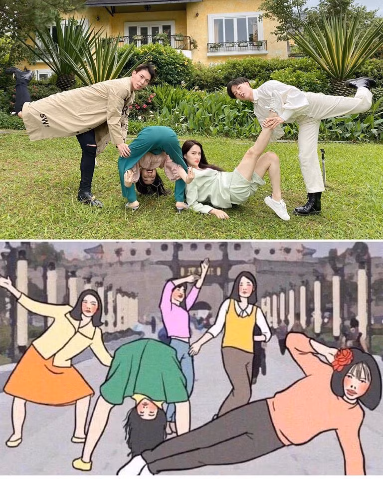 Đều là những nhân vật nổi tiếng siêu hài hước, "lầy lội" nên mỗi lần gặp nhau 4 người này luôn mang đến những bức ảnh không kém phần thú vị.