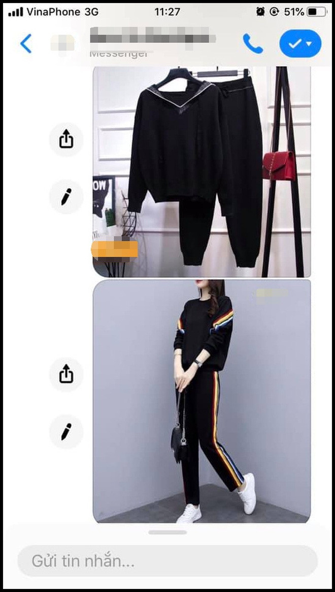 Cụ thể, khi thấy một trang bán quần áo khá uy tín với lượt thích cao đang chạy mã giảm giá bộ đồ từ 199 nghìn xuống còn 120 nghìn nên cô gái quyết định đặt mua hàng online dù vẫn còn nửa tin nửa ngờ.